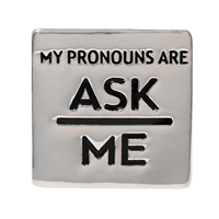 Pronoun Enamel Pins
